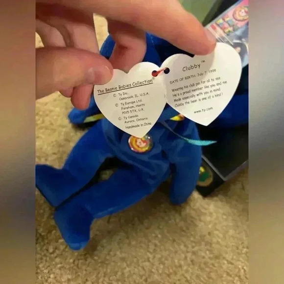 Ty Beanie Babies Platinum Edition Club Kit- Clubby And Princess Diana - Picture 16 of 16